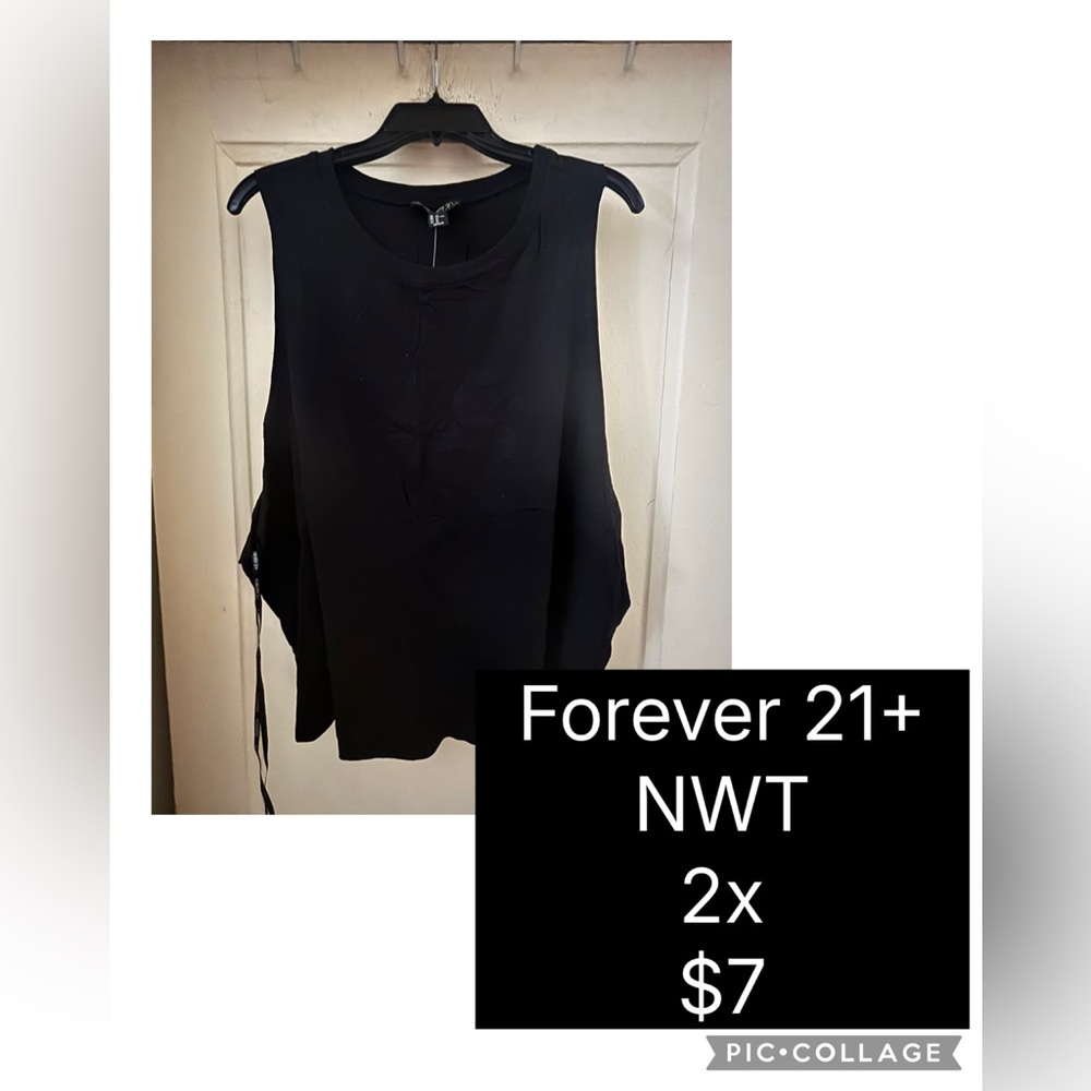 Forever 21+ Black Sleeveless Top
